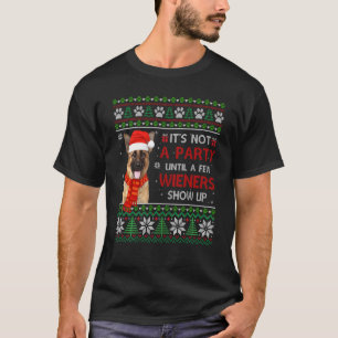 T-shirt Joyeux Noël Weiner Chien Berger Allemand Pyjama