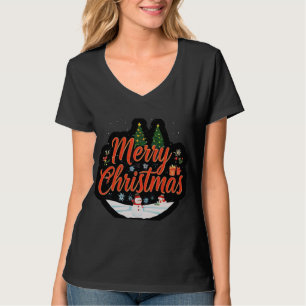 T-shirt "Joyeux Noël : Winter Wonderland Design"