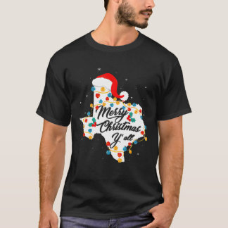 T-shirt Joyeux Noël Y'all Christmas Party Joyeux Christ