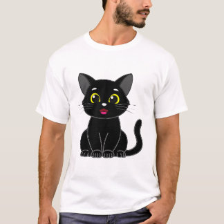 T-shirt Joyeux Noir Kitty