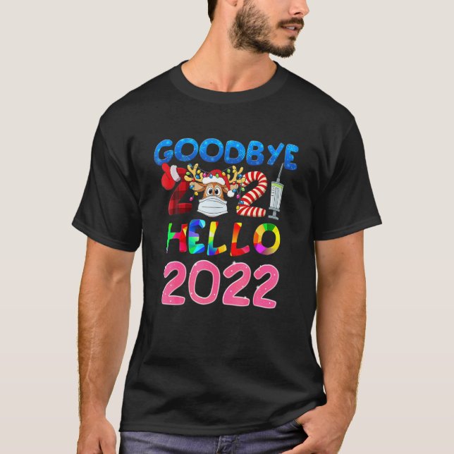 T-shirt Joyeux Nouvel An 2022 Compte à rebours du Nouvel A (Devant)