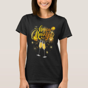 T-shirt Joyeux Nouvel An 2026 Feu d'artifice Confetti Nouv