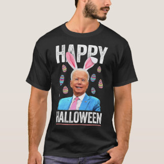 T-shirt Joyeux Oeufs Biden Bunny Halloween Fun Biden Pour