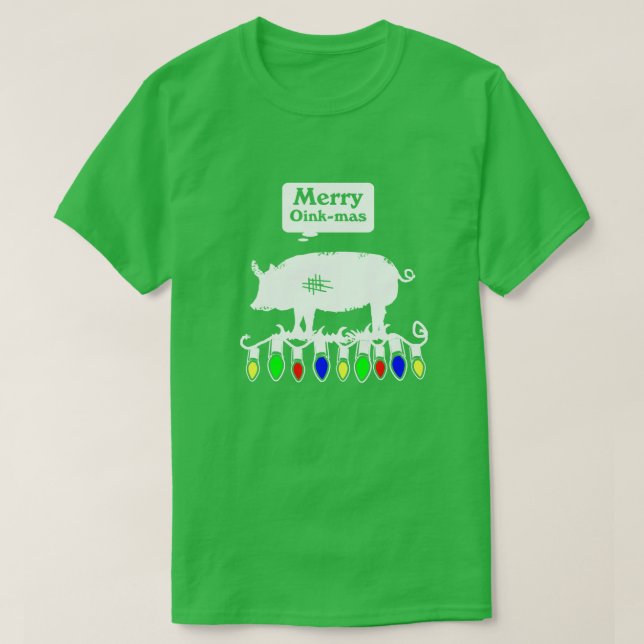 T-shirt Joyeux Oink-Mas (Design devant)
