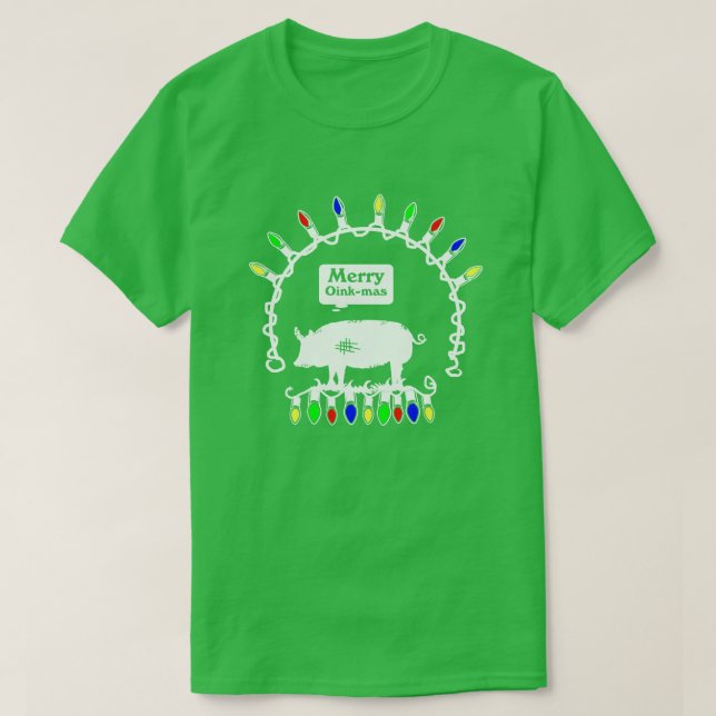T-shirt Joyeux Oink-Mas (Design devant)
