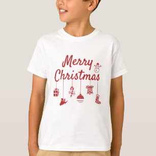T-shirt Joyeux ornements de Noël