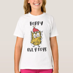 T-shirt Joyeux Owly Days Funny Père Noël Owl