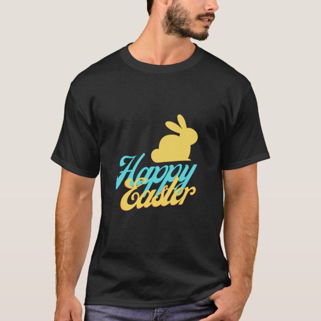 T-shirt Joyeux Pâques à l'ami Pâques Images gratuites (Devant)