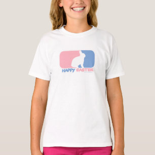 T-shirt Joyeux Pâques Cute Bunny Sports Style Logo