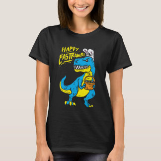 T-shirt Joyeux Pâques Drôle Dinosaure Trex Oreilles de Lap