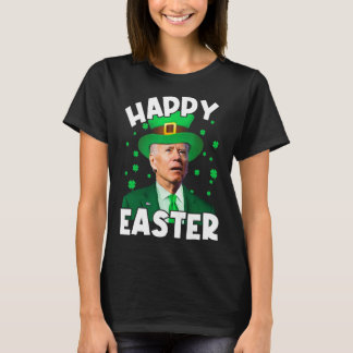 T-shirt Joyeux Pâques Joe Biden Leprechaun Shamrock St Par