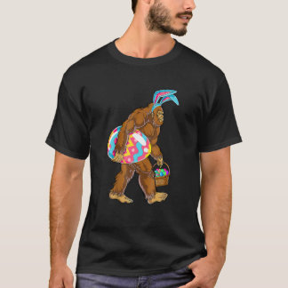 T-shirt Joyeux Pâques Jour Bigfoot Bunny Sasquatch Pâques 