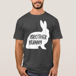 T-shirt Joyeux Pâques jumelé Bunny Famille Équipage Frère