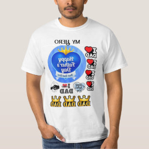 T-shirt Joyeux Père jour meilleur père jamais