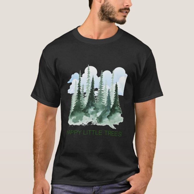 T-shirt Joyeux Petit Arbre Jour des terres Bob Style Homme (Devant)