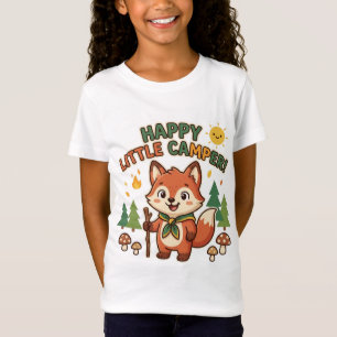 T-Shirt Joyeux Petit Campeur Renard Mignon