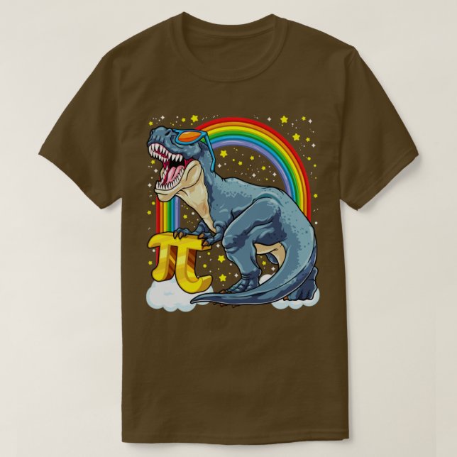 T-shirt Joyeux Pi Day 314 Dinosaur T Rex Pi Mathématiques  (Design devant)
