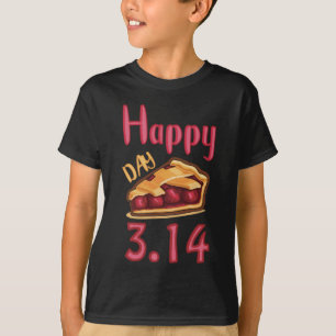 T-shirt Joyeux Pi Day 3.14 2019 Cerry Pie Funny Math Cadea