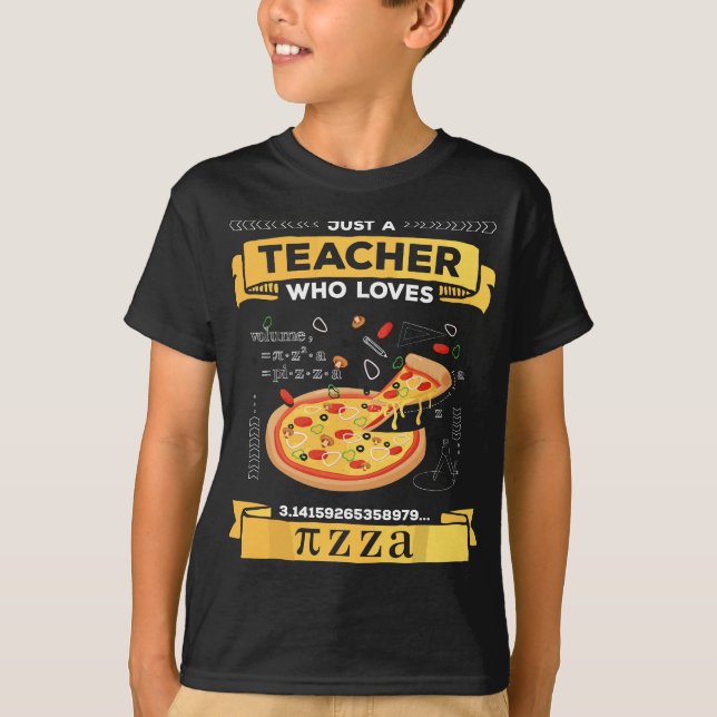 T-shirt Joyeux Pi Day Math Enseignants Étudiants Pizza Lov (Devant)