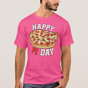 T-shirt Joyeux Pi Day Pie Day Pizza Mathématiques Pi Symbo