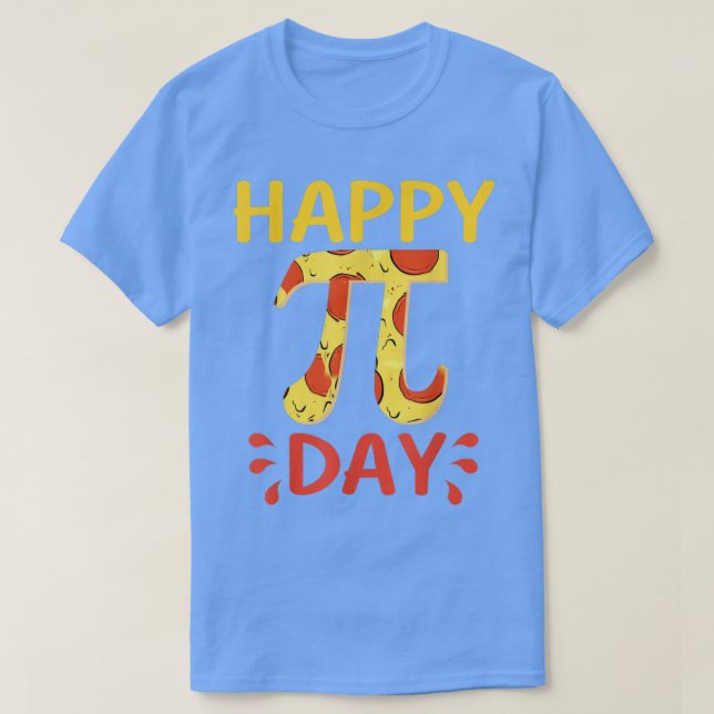 T-shirt Joyeux Pizza 950 Pi Day Lover (Design devant)