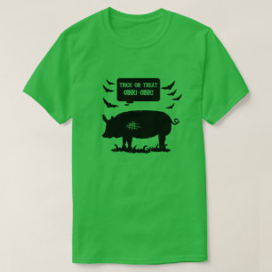T-shirt Joyeux porc d'Halloween