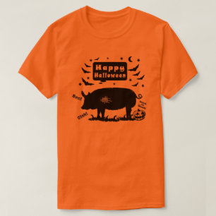 T-shirt Joyeux porc d'Halloween