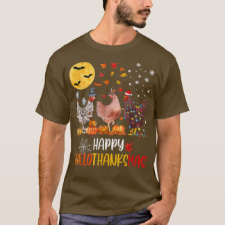 T-shirt Joyeux poulet des Hallothankmas