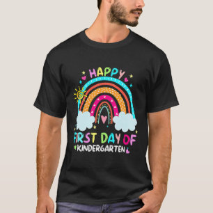 T-shirt Joyeux Premier Jour De La Maternelle De Retour À L