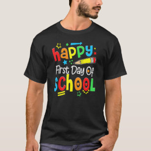 T-shirt Joyeux Premier Jour De L'École Maternelle Pré K Re