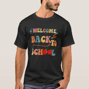 T-shirt Joyeux premier jour de l'école professeur enfant b