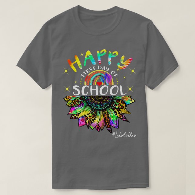 T-shirt Joyeux premier jour de l'école Retour à l'école Ti (Design devant)