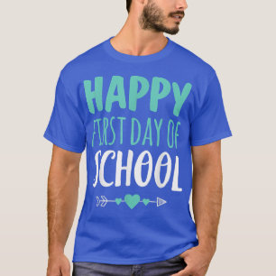 T-shirt Joyeux Premier Jour De L'École T Professeur Flèche