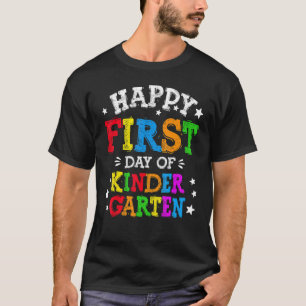 T-shirt Joyeux Premier Jour De Maternelle Bonjour Maternel