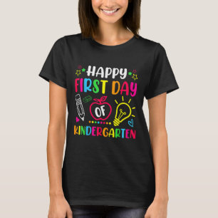 T-shirt Joyeux premier jour de maternelle enseignant enfan