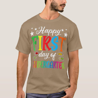 T-shirt Joyeux Premier Jour De maternelle PréK Retour À L'