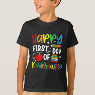 T-shirt Joyeux premier jour de maternelle Thé de rentrée s