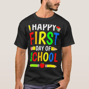T-shirt Joyeux Premier Jour De Pré K Étudiant Professeur R