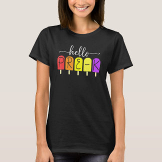 T-shirt Joyeux premier jour de pré-maternelle retour à l'é