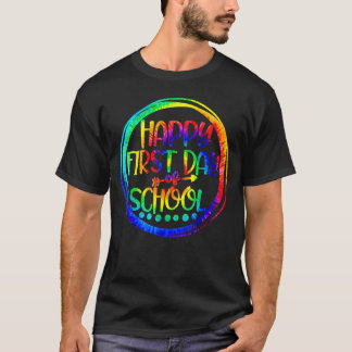 T-shirt Joyeux premier jour d'école Enseignant Directeur É