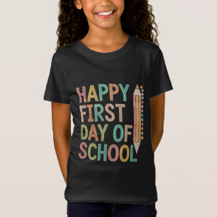 T-Shirt Joyeux premier jour d'école Retour à l'école