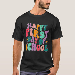 T-shirt Joyeux Premier Jour D'École Retour À L'École Ensei