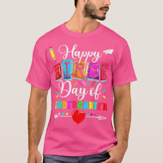 T-shirt Joyeux Premier Jour D'Enseignant De La Maternelle 