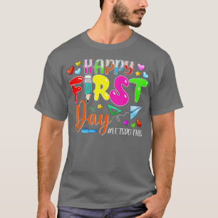 T-shirt Joyeux Premier Jour Faisons Ce Bienvenue À Schoo