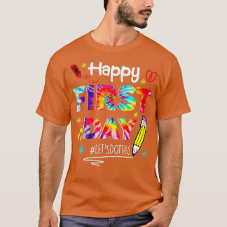 T-shirt Joyeux Premier Jour Faisons Ce Bienvenue À Schoo