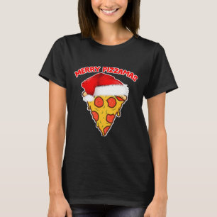 T-shirt Joyeux pyjama de pizza Pizzamas Noël