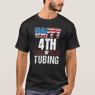 T-shirt Joyeux Quart de Tubing Juillet Quatrième Rivière L