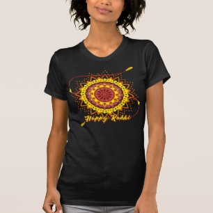 T-shirt Joyeux Rakhi, jaune