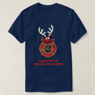 T-shirt Joyeux Reindeer St. Louis Fire Department