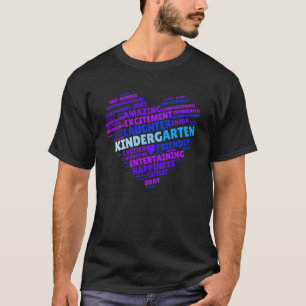 T-shirt Joyeux retour à l'école Coeur jardin d'enfants App